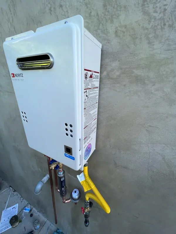 Tankless water heater installation for North Etiwanda homes