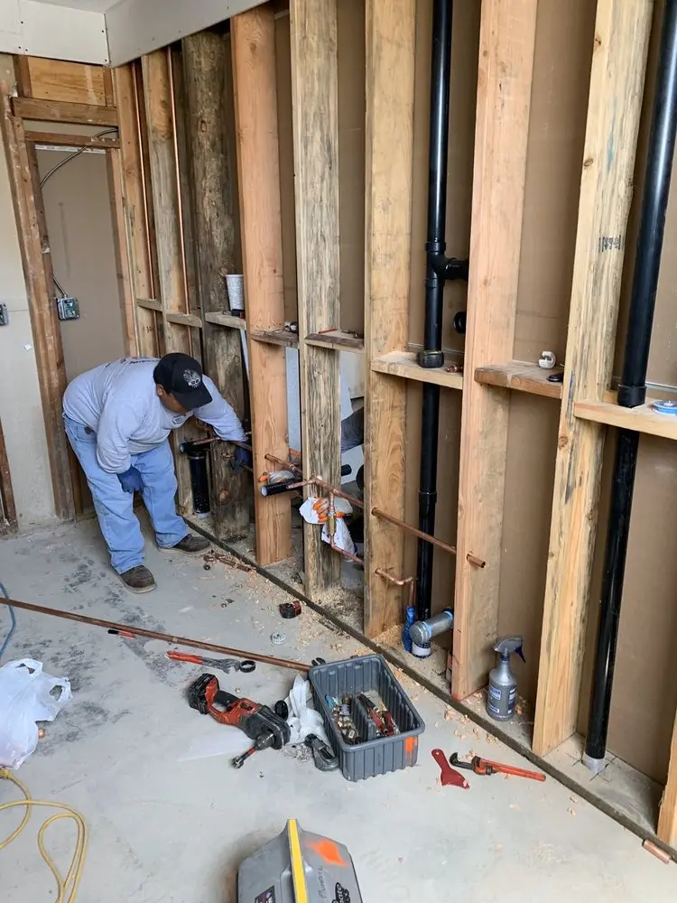 Commercial rough-in plumbing for Water Heater Replacement in North Etiwanda
